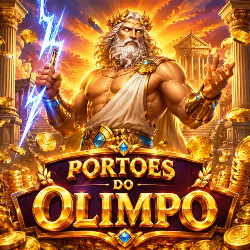 Tela do slot Gates of Olympus com o deus Zeus